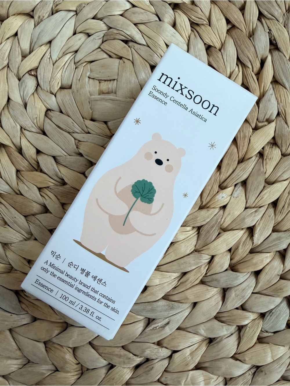 NIB mixsoon Soondy Centella Asiatica Essence 100ml | Calming K-Beauty Essence